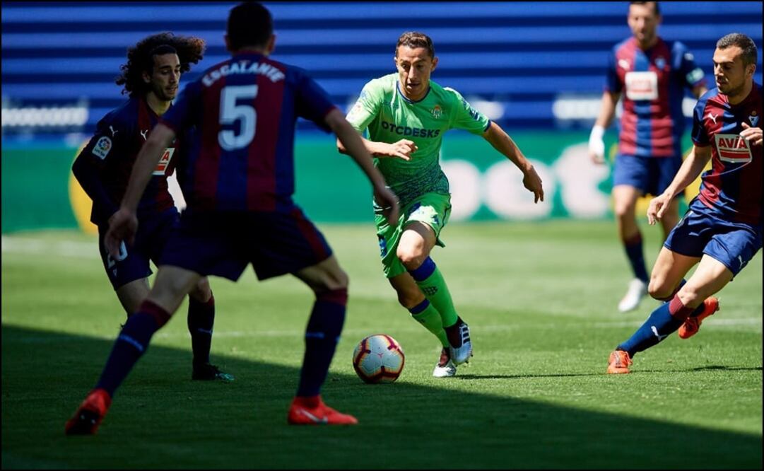 Andrés Guardado arrancó de titular. Foto: Real Betis