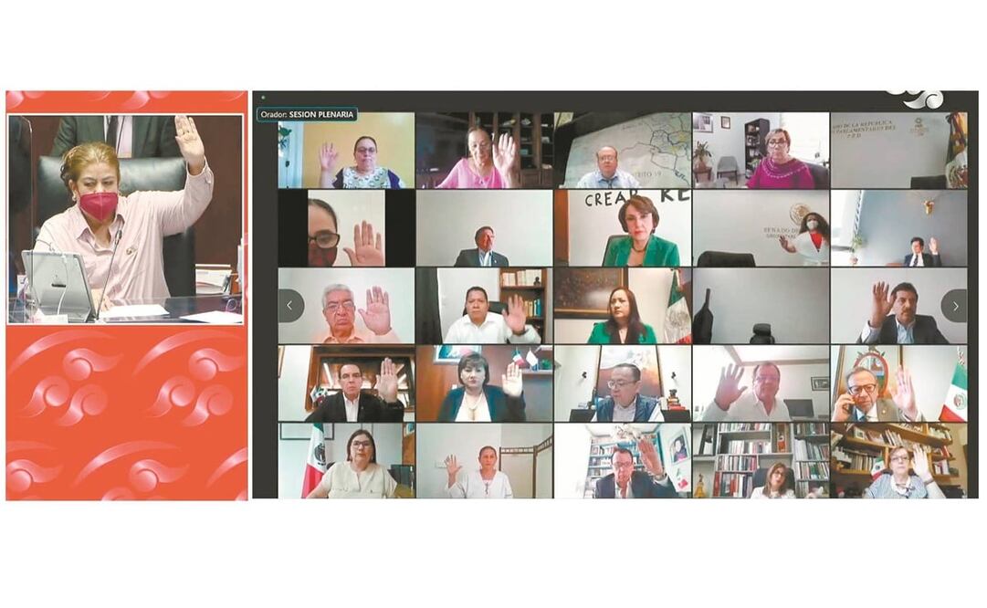 En la Cámara Alta, los legisladores se acusaron mutuamente de mentirosos, hipócritas, de doble moral y hasta de delitos. Foto: Especial.