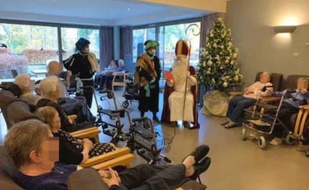 Santa con Covid visita asilo en Bélgica y deja 18 muertes; causa indignación