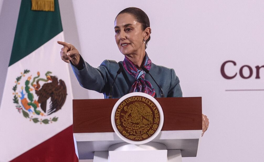 La presidenta Claudia Sheinbaum anuncia que la Secretaría de la Función Pública se convertirá en la Secretaría Anticorrupción y de Buen Gobierno; señala que también se encargará de la transparencia. Foto: Gabriel Pano/EL UNIVERSAL