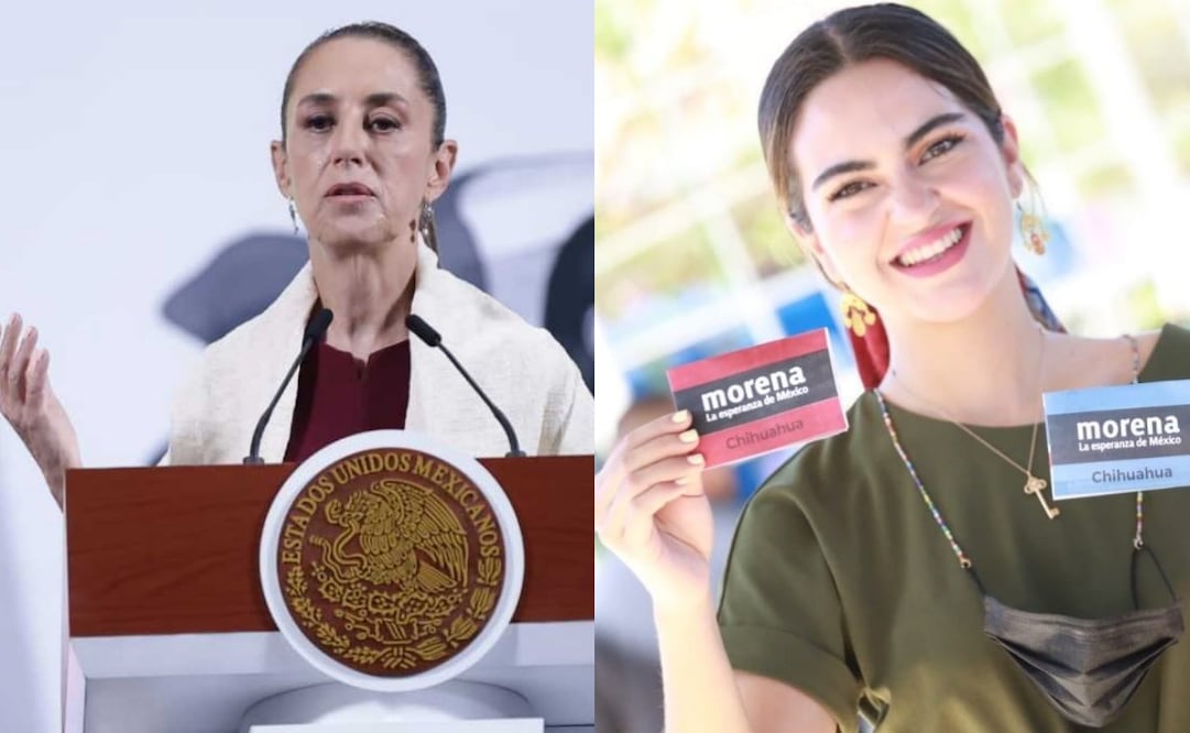 Claudia Sheinbaum y Andrea Chávez. Foto: Fernanda Rojas/ EL UNIVERSAL