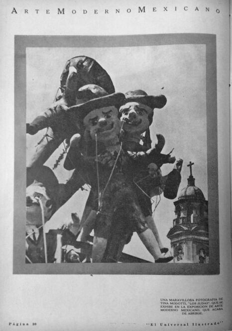 Fotografió objetos tradicionales mexicanos como “Los judas”, que aparecieron en El Universal Ilustrado en octubre de 1926 (ARCHIVO EL UNIVERSAL)