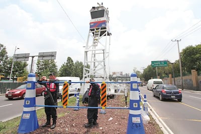 Refuerzan vigilancia sobre avenida Constituyentes