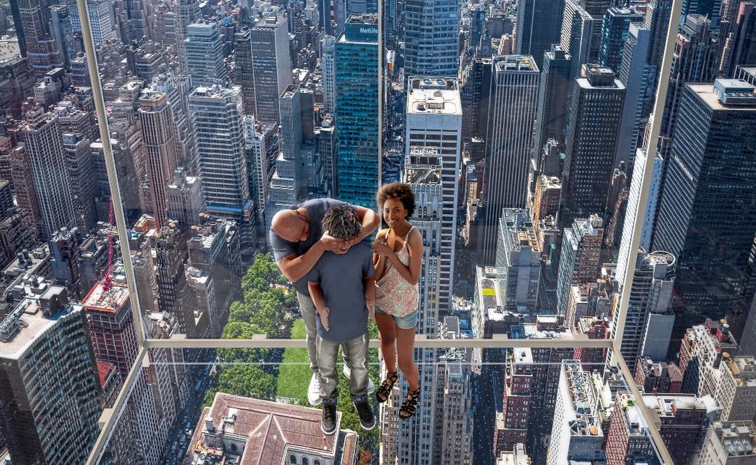 El nuevo mirador Summit te permitirá "flotar" sobre la ciudad de Nueva York. Foto: Cortesía