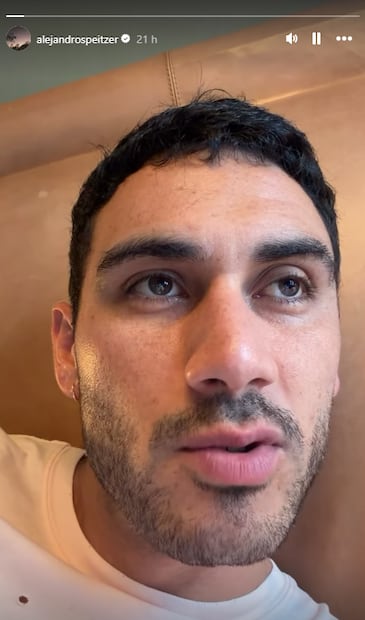 El actor Alejandro Speitzer explica lo que vivió en el Aeropuerto de la Ciudad de México.