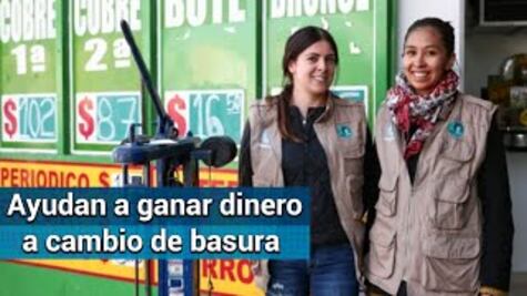 Mexicanas crean plataforma para vender y reciclar basura