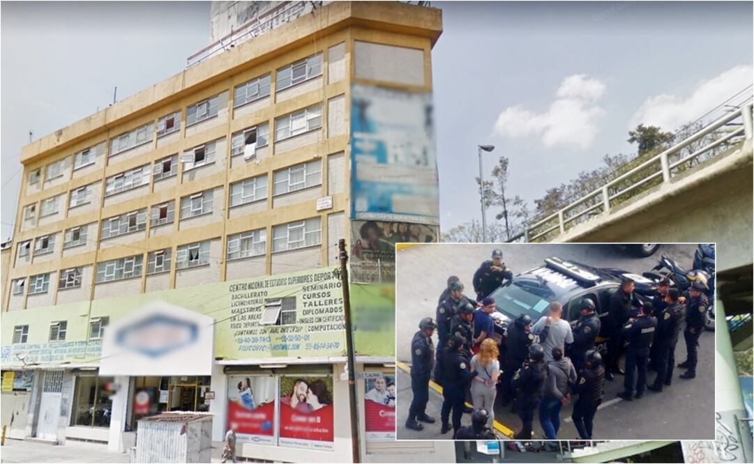 Predio afectado por el sismo del 19 de septiembre de 2017 (Foto: Google Maps y Especial)