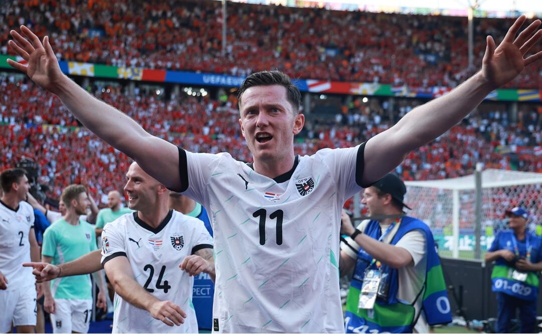 Austria sorprende al vencer a Países Bajos y avanza como líder del Grupo D FOTO: EFE