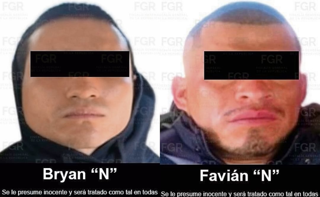 Bryan fue detenido durante un cateo en domicilios en Guanajuato.

Favián “N”se presume inocente y será tratado como tal en el proceso.
Fotos: Especial