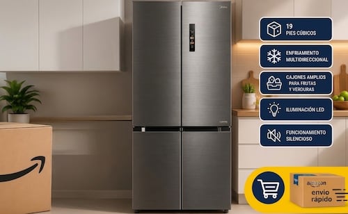 Refrigerador Midea con descuento de locura en Amazon México; ahorra más de 6 mil pesos