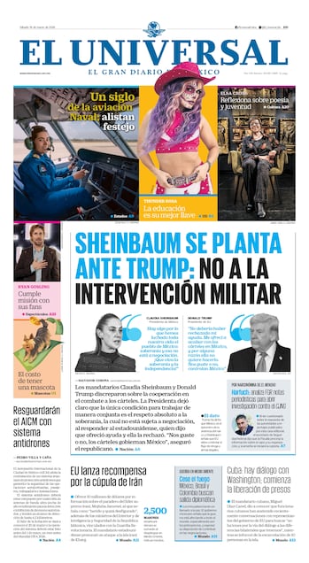 Portada impresa del 14 de marzo de 2026