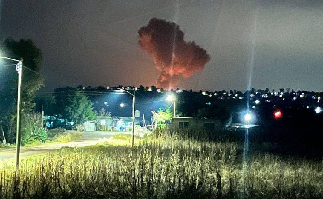 Explosión en ducto de Pemex en Acambay, Edomex.Foto: Imagen Especial