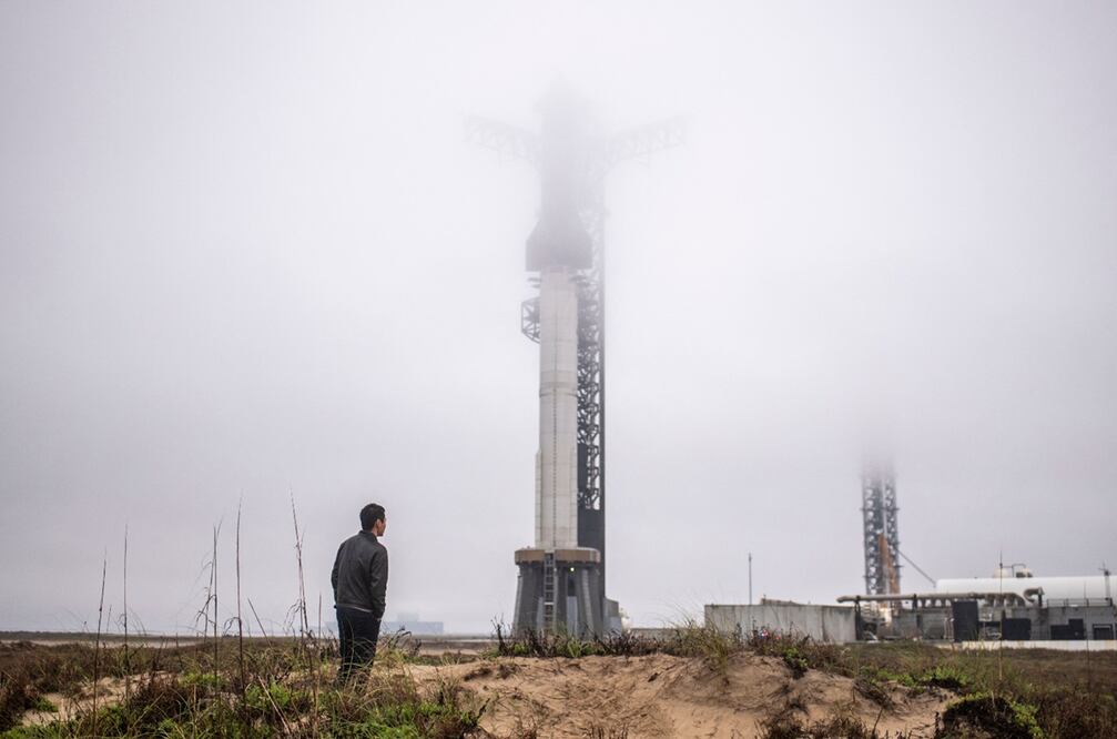 Starship de SpaceX.
Foto: AFP / Sergio Flores