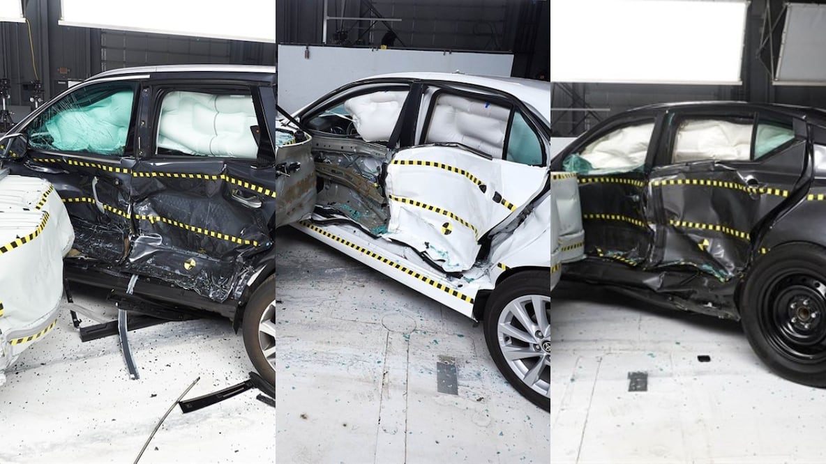 Autos que tienen malos resultados en pruebas de choques