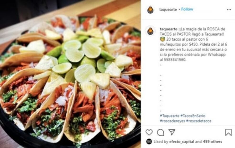 Recibe a los Reyes Magos con una rosca de tacos ¡Hay con baby Yoda!