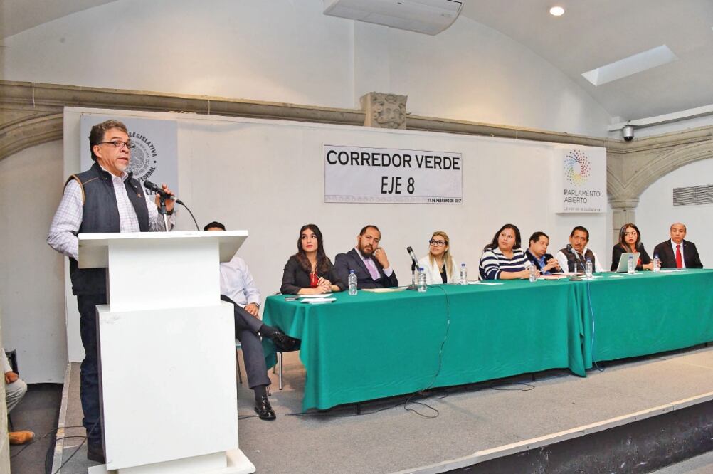Ayer se realizó el foro Corredor Verde Eje 8 en la Asamblea Legislativa donde se externó la preocupación de los legisladores por la opacidad en el tema. (ASAMBLEA LEGISLATIVA)