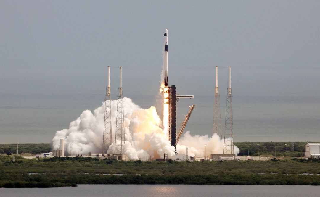 La Misión de SpaceX despegó este sábado desde Cabo Cañaveral, Florida. Foto: AFP