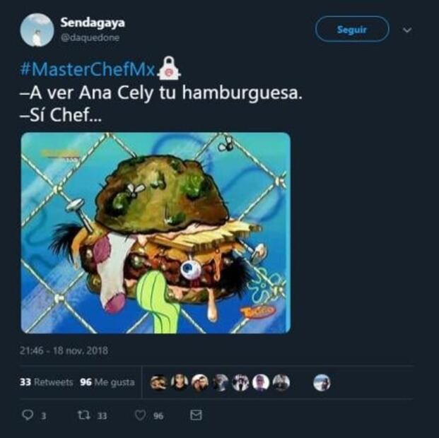 Reto de hamburguesas y la expulsión de Ana Cely desatan memes en MasterChef