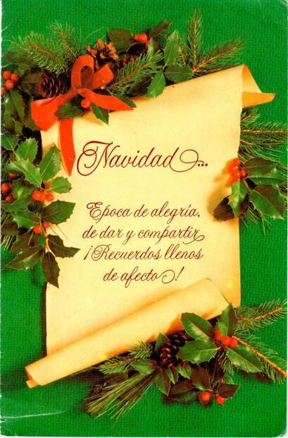 Desaparecen las tarjetas navideñas