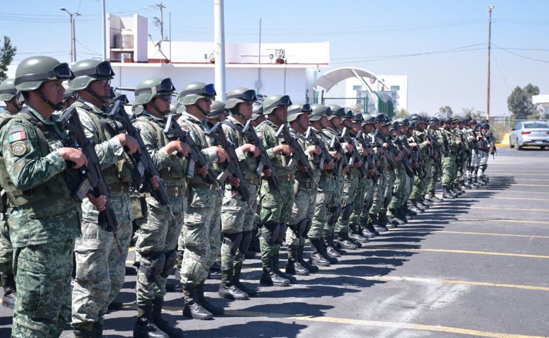 Elementos de Sedena y Guardia Nacional. Foto: Especial