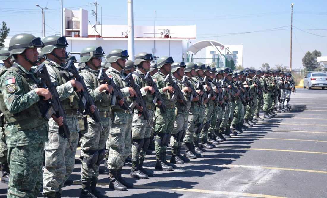 Elementos de Sedena y Guardia Nacional. Foto: Especial