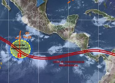 Se forma zona de inestabilidad en el Pacífico: SMN