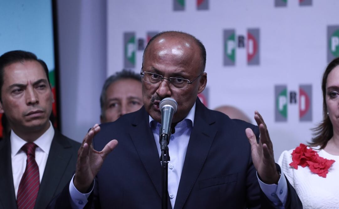 René Juárez Cisneros, dirigente nacional del PRI. Foto: Alejandra Leyva