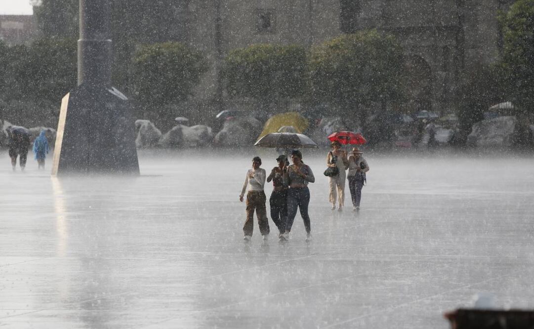 Activan doble alerta por lluvias en 6 alcaldías de la CDMX (10/06/2025). Foto: Darío Luna / EL UNIVERSAL