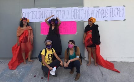 Colectivo desalojado en septiembre protesta en Ecatepec; exige castigo a policías agresores 