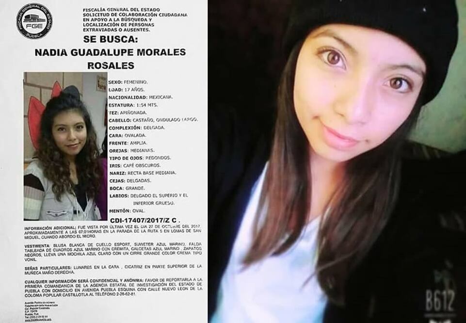 Nadia Guadalupe Morales Rosales desapareció el 27 de febrero del año pasado (Foto: Especial)