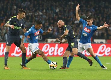 Inter corta la racha del Napoli con empate