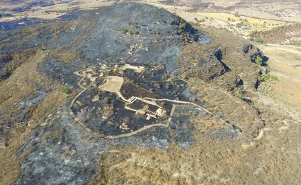 Incendio en Zacatecas alcanzó a zona arqueológica 