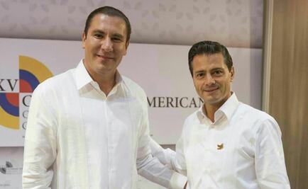 Moreno Valle se reúne con Peña Nieto en Colombia