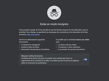 Para qué sirve el modo incógnito al navegar en internet