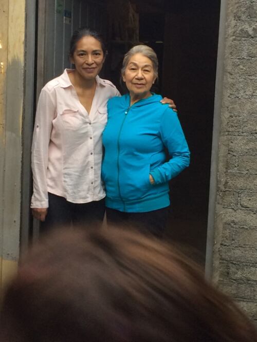 Las protagonistas Ángeles Cruz y Evangelina Peláez (CÉSAR HUERTA. EL UNIVERSAL)