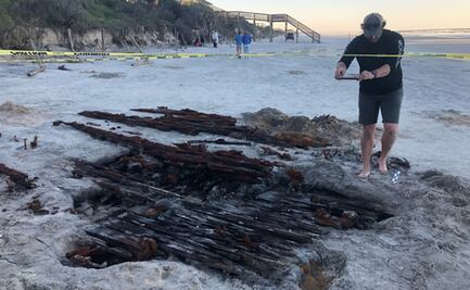 Erosión causada por tormenta Eta descubre navío del siglo XIX en Florida
