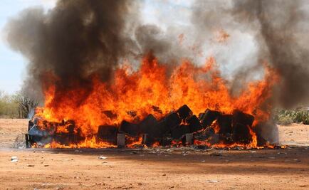 Incineran 3.7 toneladas de mariguana en Hermosillo