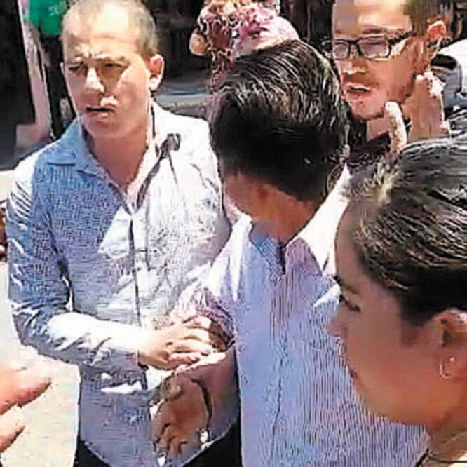 Aprehensión. Gabriel Miranda Domínguez fue sacado de sus oficinas por agentes federales, de acuerdo con testigos. TOMADA DE VIDEO