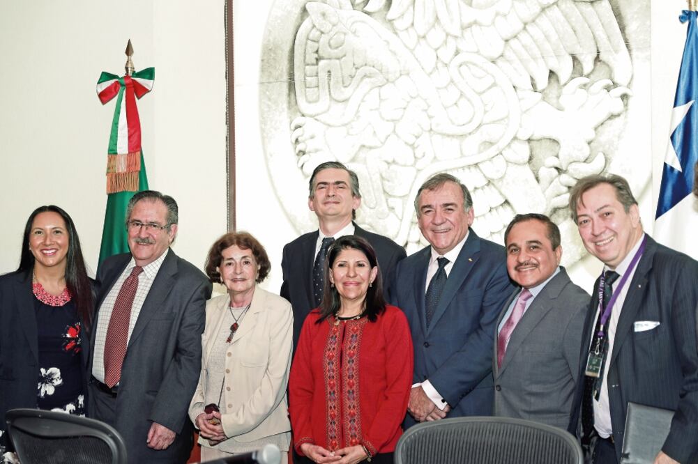 La entrega del archivo se dio a conocer ayer en un evento, en la SRE. (ALEJANDRA LEYVA. EL UNIVERSAL)