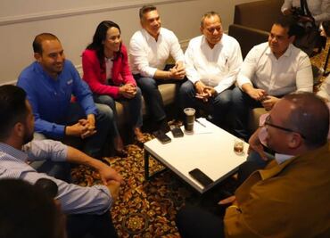 ¡Vamos bien y de buenas! Se reúnen líderes de PRI, PAN, PRD y Nueva Alianza con la candidata Alejandra del Moral en Toluca