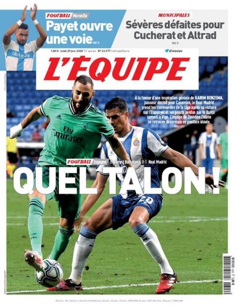 La genialidad de Benzema roba las portadas