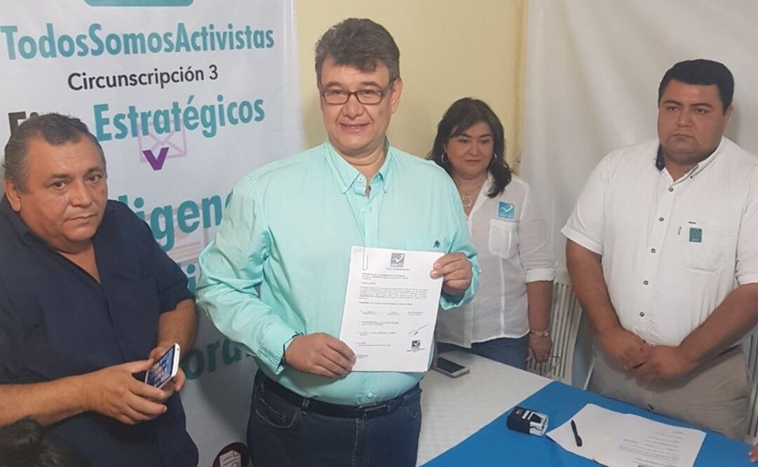 Excandidato independiente se registra con Nueva Alianza en Tabasco