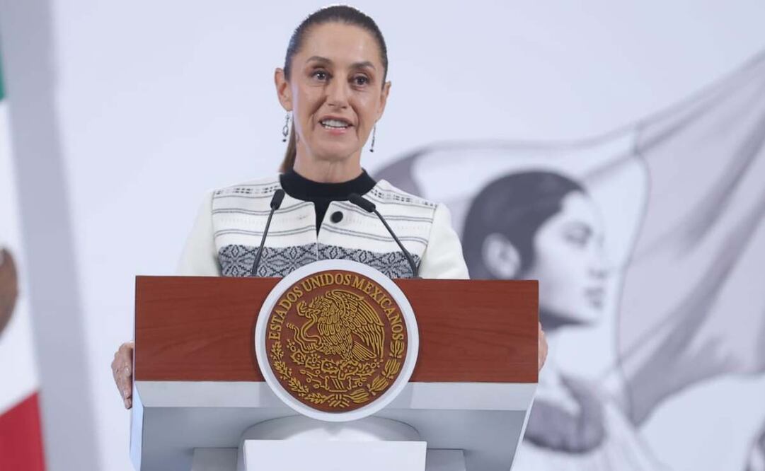 Conferencia mañanera de la presidenta Claudia Sheinbaum en el Palacio Nacional. Foto: Gabriel Pano / EL UNIVERSAL