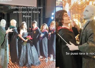 Viral: Realizan XV años mágicos con temática de Harry Potter