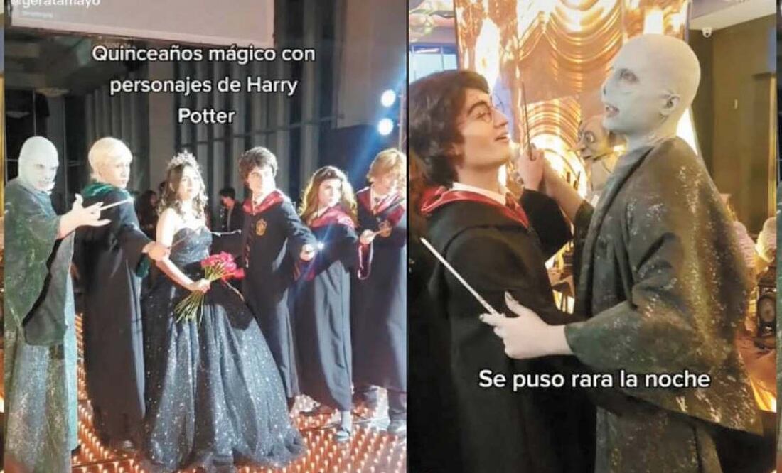 Viral: Realizan XV años mágicos con temática de Harry Potter