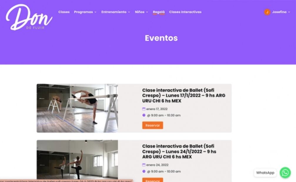 Don de Fluir Danzas: la academia de baile en línea que crece en todo el mundo