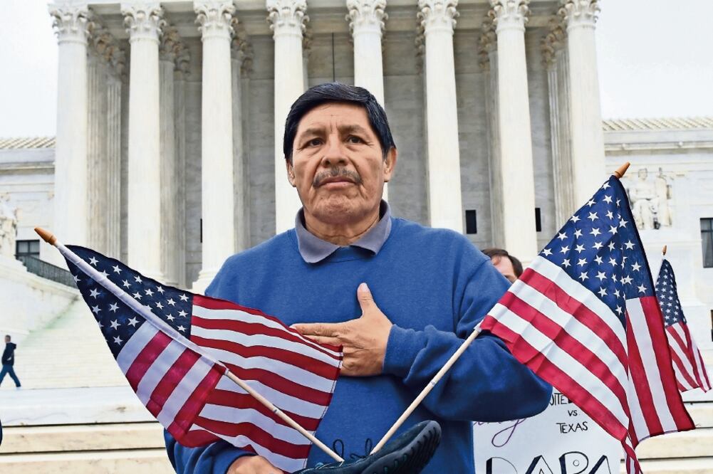 Activistas promigrantes han realizado diversas acciones, incluyendo una huelga de hambre, a favor de los decretos migratorios de Obama (LENIN NOLLY. EFE)