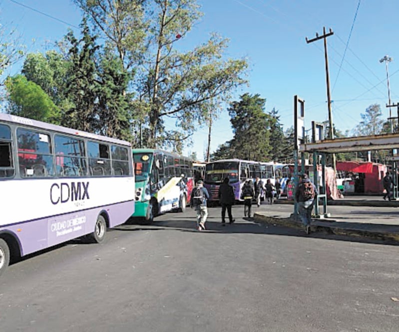 Lugar de los hechos. Los elementos de la SSC fueron apuñalados en las inmediaciones del Cetram Tasqueña. Foto/ARCHIVO EL UNIVERSAL