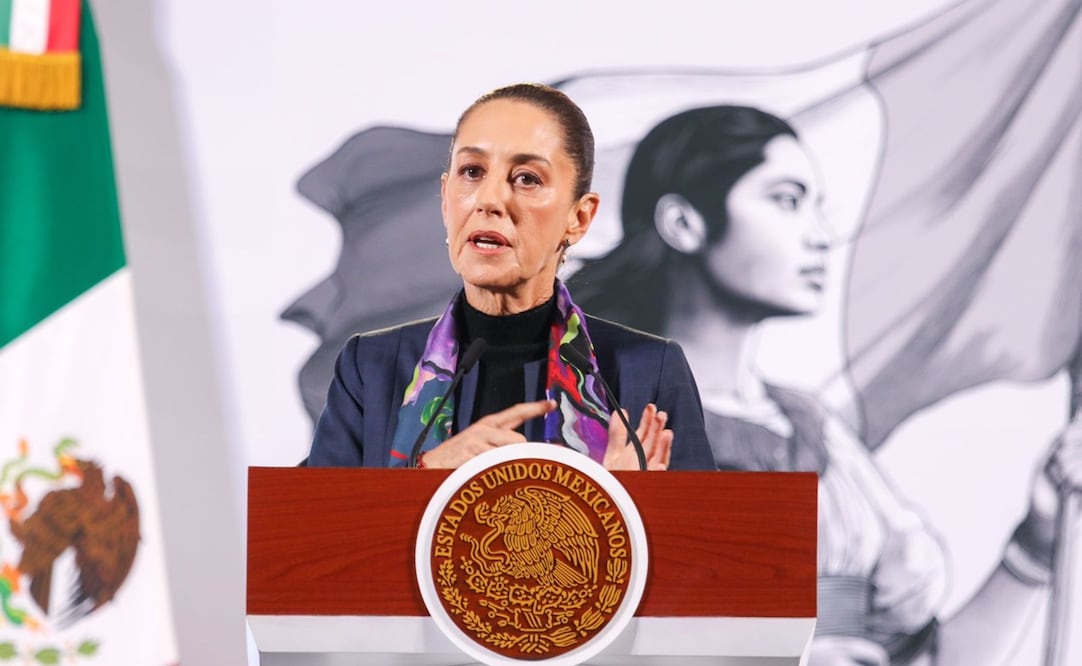 Conferencia mañanera de Claudia Sheinbaum del 5 de diciembre de 2024, desde Palacio Nacional. Foto: Axel Sánchez|EL UNIVERSAL