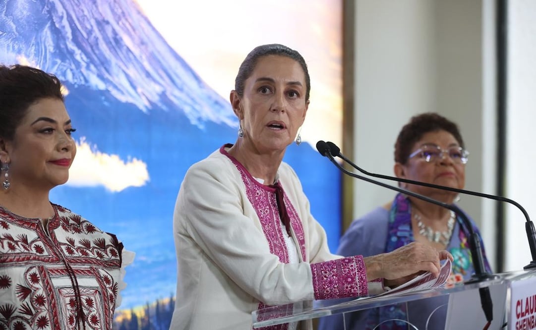 Claudia Sheinbaum, candidata presidencial de Morena. Foto: Diego Simón. EL UNIVERSAL